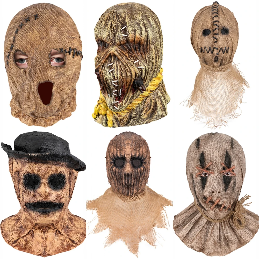 Anime Scarecrows Masks Cosplay Costume Latex Mask Halloween Masquerade Party Carnival Prop
Anime Scarecrows Masks Cosplay Costume Latex Mask Halloween Masquerade Party Carnival Prop