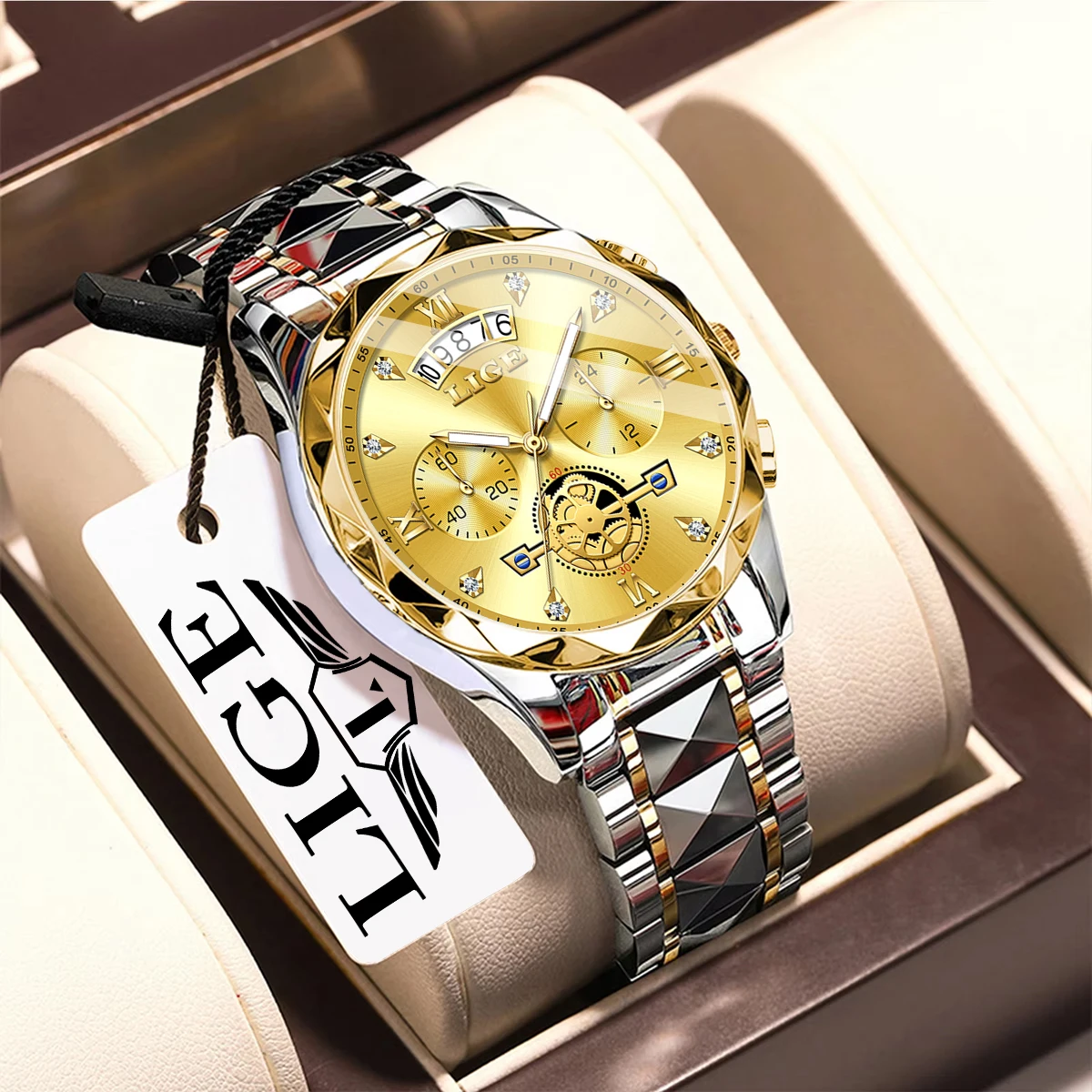 LIGE Top Band High Quality Man Wristwatch Stainless Steel Chronograph Business Men Watch Waterproof Luminous Quartz Mens Watches
LIGE Top Band High Quality Man Wristwatch Stainless Steel Chronograph Business Men Watch Waterproof Luminous Quartz Mens Watches