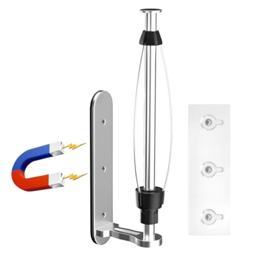 Magnetic Paper Towel Holder, One Hand Operable Paper Towel Holder Wall Mount Self Adhesive and Strong Magnetic Backing for Kitc
Magnetic Paper Towel Holder, One Hand Operable Paper Towel Holder Wall Mount Self Adhesive and Strong Magnetic Backing for Kitc