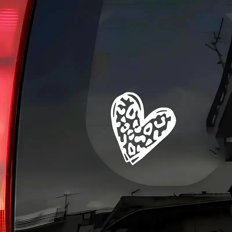 2PCS/SET White Leopard Print Heart Sticker Waterproof Vinyl Decals for Car Window Decor
2PCS/SET White Leopard Print Heart Sticker Waterproof Vinyl Decals for Car Window Decor