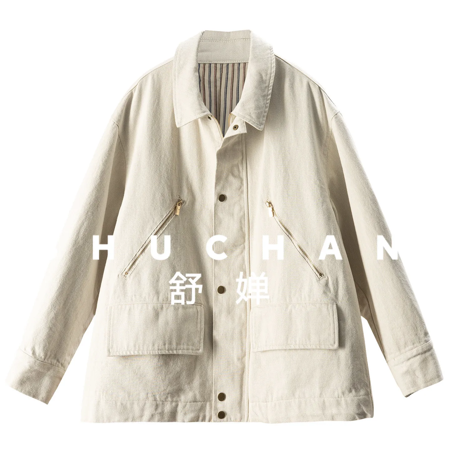 Кремово-белая джинсовая куртка в стиле ретро, дизайнерская, свободного кроя, 100% хлопок, женская, 26J7
Кремово-белая джинсовая куртка в стиле ретро, дизайнерская, свободного кроя, 100% хлопок, женская, 26J7