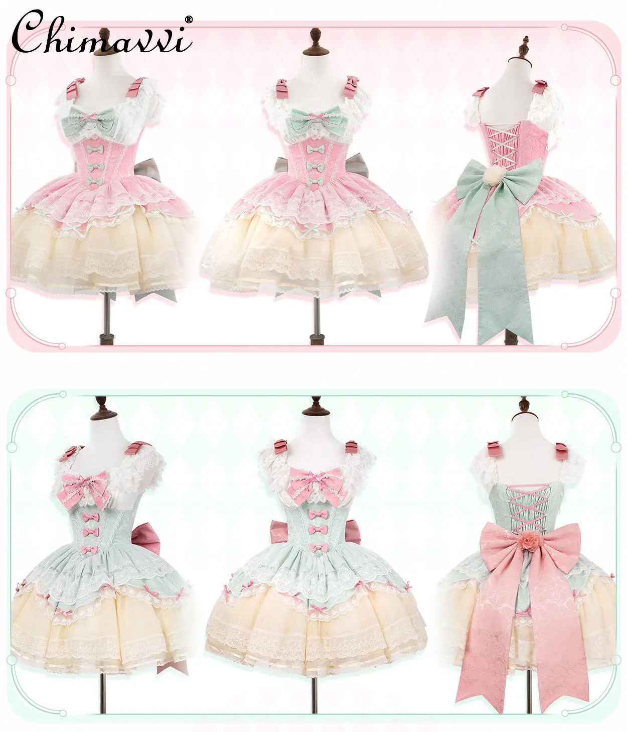 Original Ballet Style Sweet Bowknot JSK Strap Dress Fairy Princess Cute Girl Women Birthday Party Elegant Puffy Dress Women
Original Ballet Style Sweet Bowknot JSK Strap Dress Fairy Princess Cute Girl Women Birthday Party Elegant Puffy Dress Women