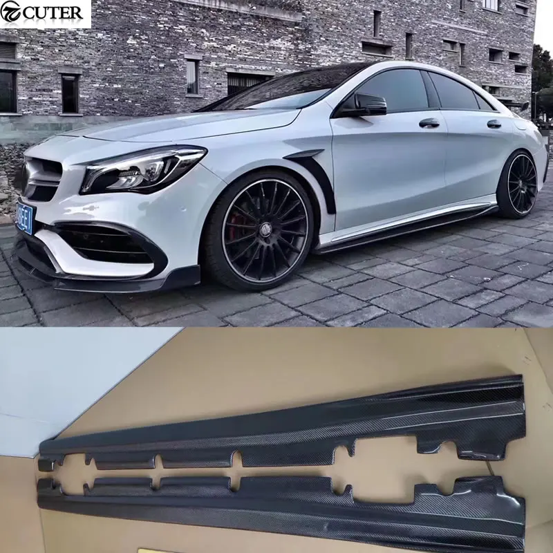 W117 C117 Cla180 Cla260 Cla45 Carbon Fiber Side Skirts Apron for Benz Cla250 Cla45 Car Body Kit 13-15
W117 C117 Cla180 Cla260 Cla45 Carbon Fiber Side Skirts Apron for Benz Cla250 Cla45 Car Body Kit 13-15