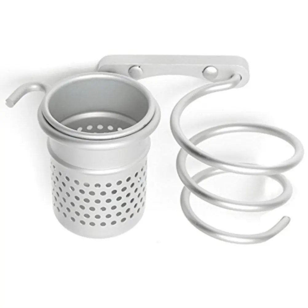 Wall Mounted Hair Dryer Holder Silver Spiral Design Space Saving Hook Plug Storage Organizer for Home Hotel Bathroom
Wall Mounted Hair Dryer Holder Silver Spiral Design Space Saving Hook Plug Storage Organizer for Home Hotel Bathroom