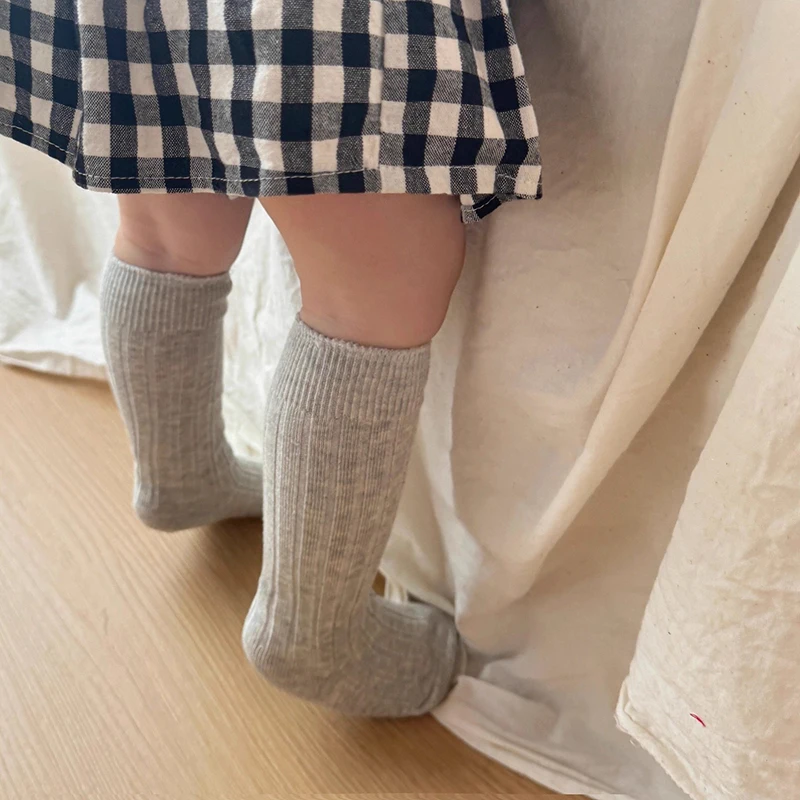 Baby Stocking Kids Girls Boys Knee High Socks Soft Infant Long Cotton Sock Cute Spanish Stripe Solid Children Socken For 0-4Year
Baby Stocking Kids Girls Boys Knee High Socks Soft Infant Long Cotton Sock Cute Spanish Stripe Solid Children Socken For 0-4Year
