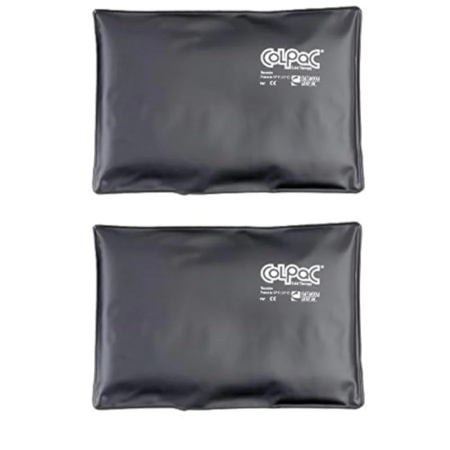 ColPac Clinical Grade Black Urethane Ice Pack - Standard, 10x13.5 Inch, 2 Count Pack of 1
ColPac Clinical Grade Black Urethane Ice Pack - Standard, 10x13.5 Inch, 2 Count Pack of 1