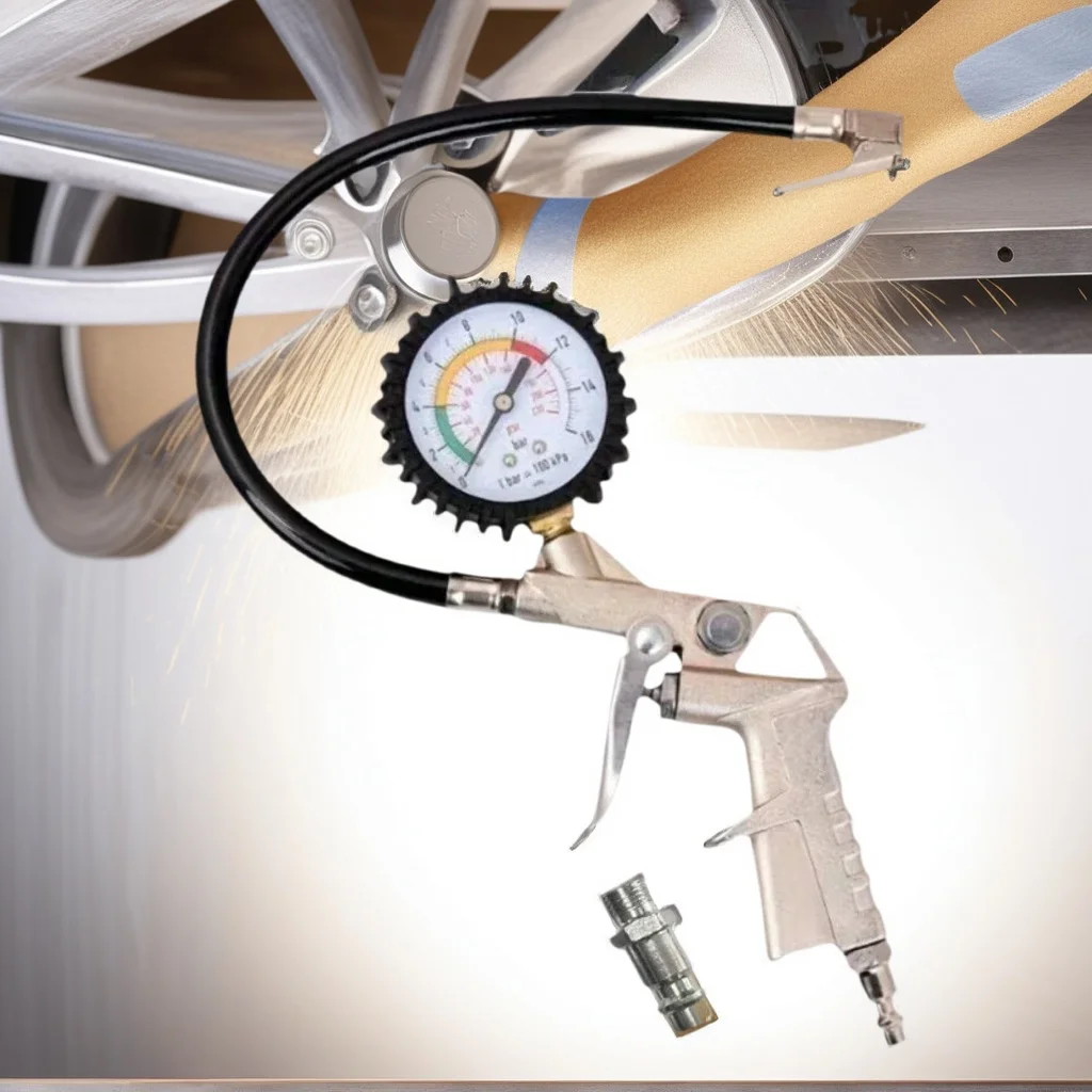  Манометр в шинах для автомобилей, мотоциклов и внедорожников — насос пистолетного типа для воздушного компрессора
Манометр в шинах для автомобилей, мотоциклов и внедорожников — насос пистолетного типа для воздушного компрессора 