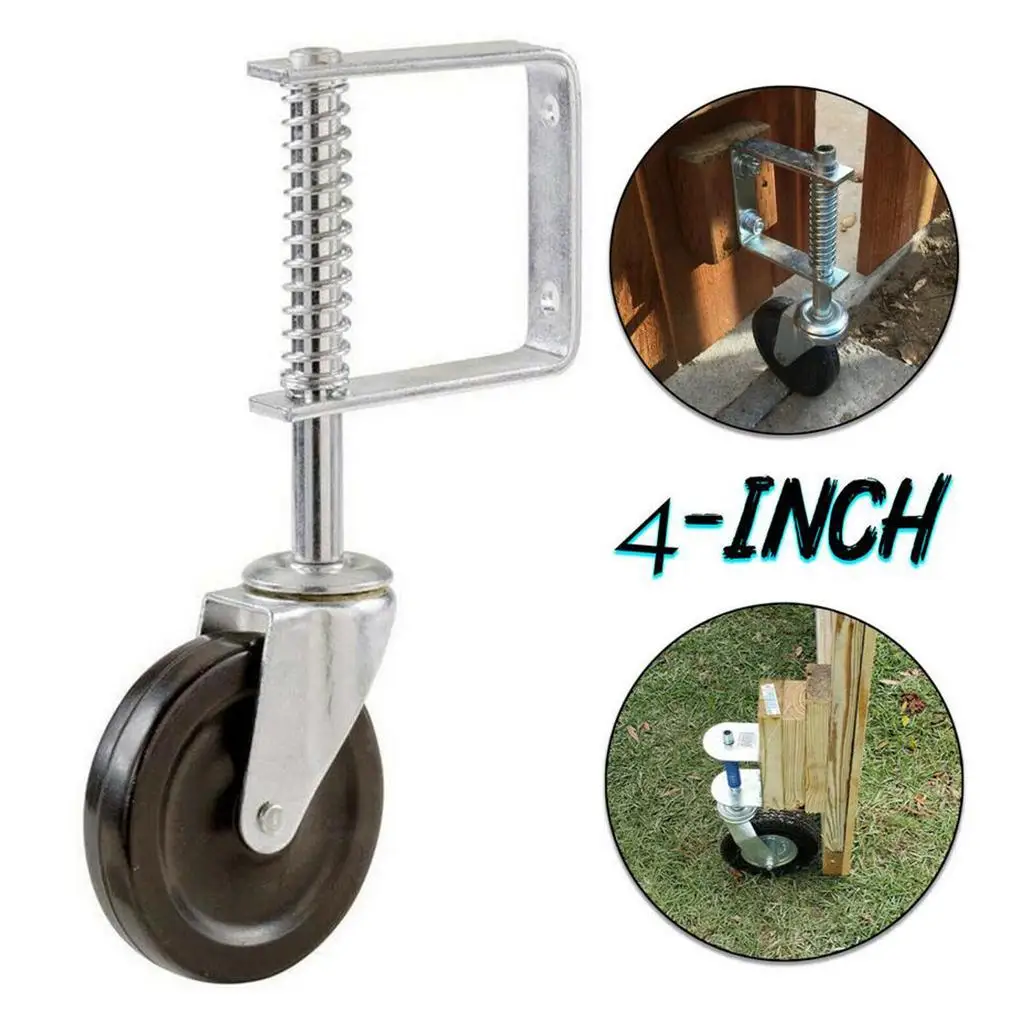 4" Rubber Gate Wheel Spring Loaded Swivel Caster Heavy Duty 60kg Load Capacity Tools
4" Rubber Gate Wheel Spring Loaded Swivel Caster Heavy Duty 60kg Load Capacity Tools