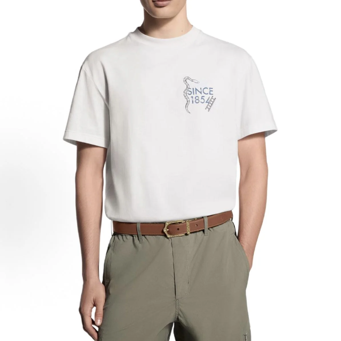 Adam 26SS Unisex Couple Printed Short Sleeve T-Shirt White Cleanfit Standard Cotton round Neck Letter Pattern Spring Season
Adam 26SS Unisex Couple Printed Short Sleeve T-Shirt White Cleanfit Standard Cotton round Neck Letter Pattern Spring Season