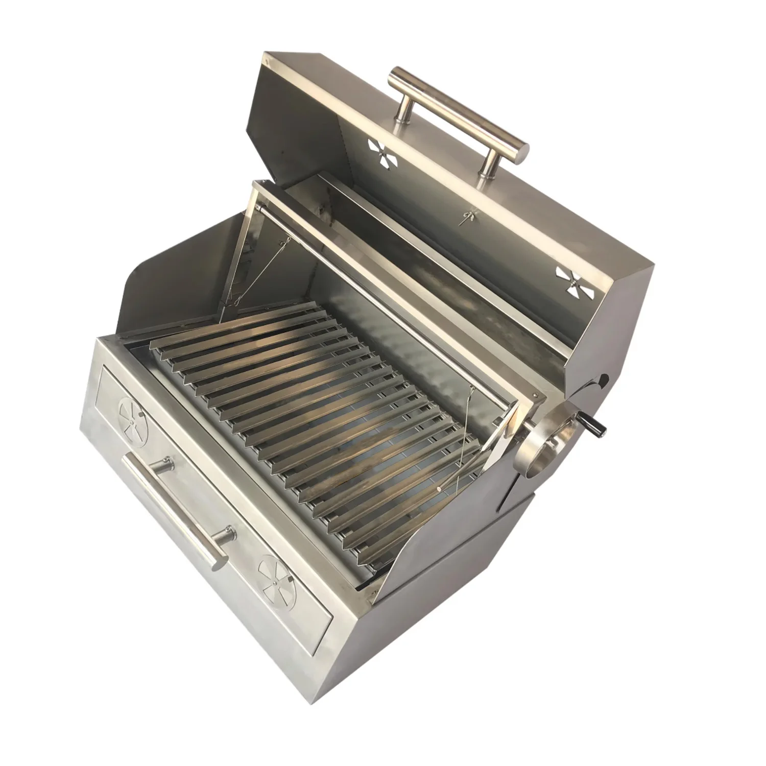 Stainless Steel Countertop Built-in Grill Full Cover Charcoal BBQ For Outdoor Kitchen Outdoor Courtyard Barbecue Grill
Stainless Steel Countertop Built-in Grill Full Cover Charcoal BBQ For Outdoor Kitchen Outdoor Courtyard Barbecue Grill