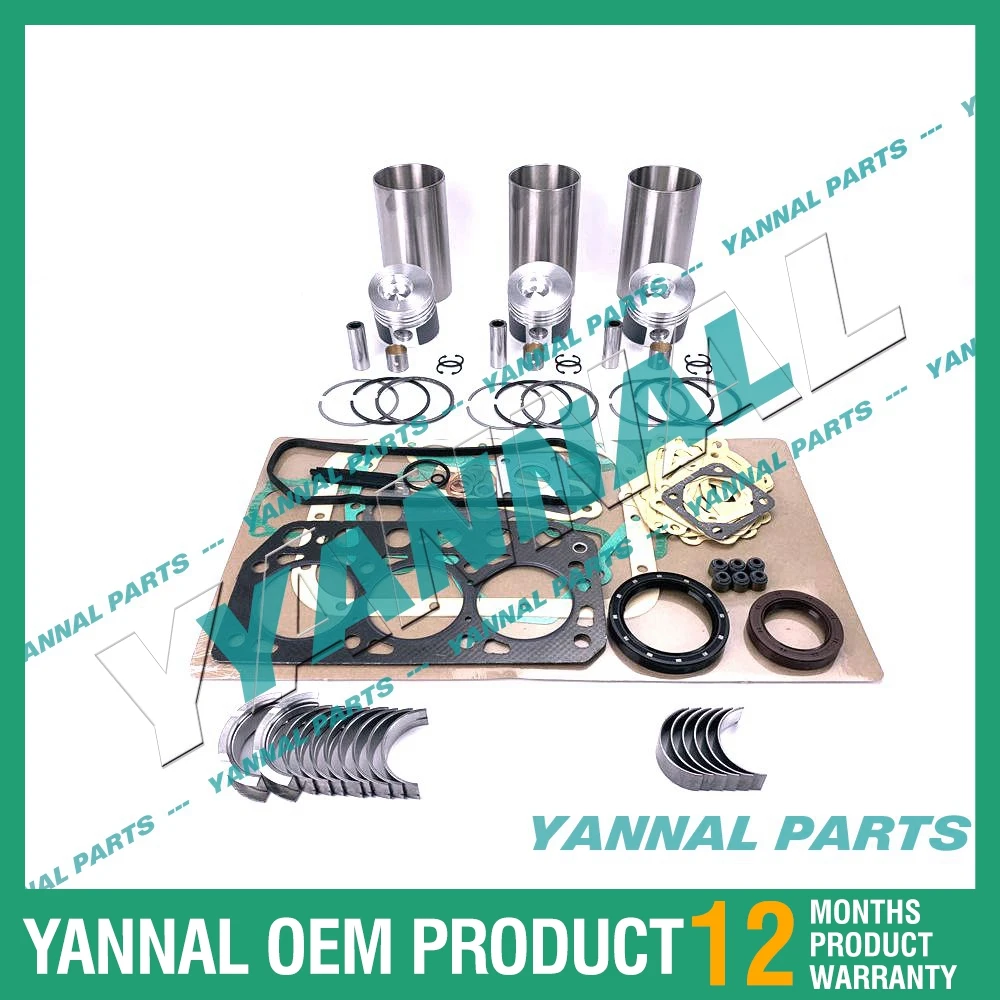 K3E Overhaul Rebuild Kit For Mitsubishi 234 235 Tractor Piston Ring Bearing 
K3E Overhaul Rebuild Kit For Mitsubishi 234 235 Tractor Piston Ring Bearing