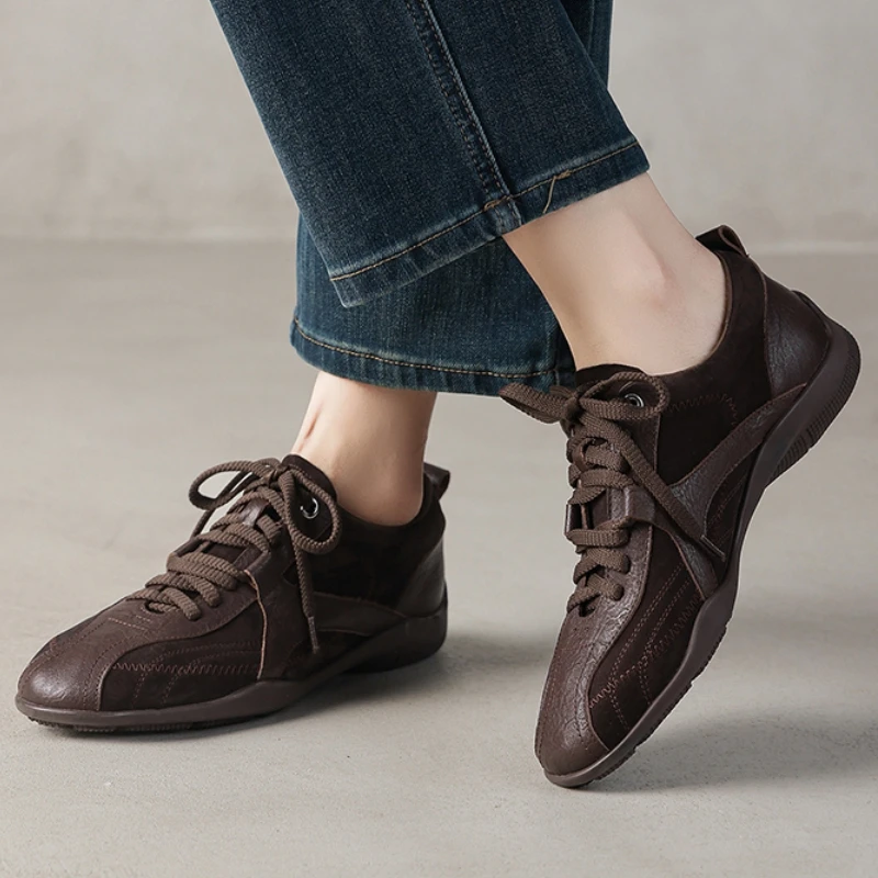 2026 New Women's Loafers Flats Shoes Spring Autumn Suede Leather Casual Walking Work Shoes Black Brown Flats Big Size Comfort
2026 New Women's Loafers Flats Shoes Spring Autumn Suede Leather Casual Walking Work Shoes Black Brown Flats Big Size Comfort