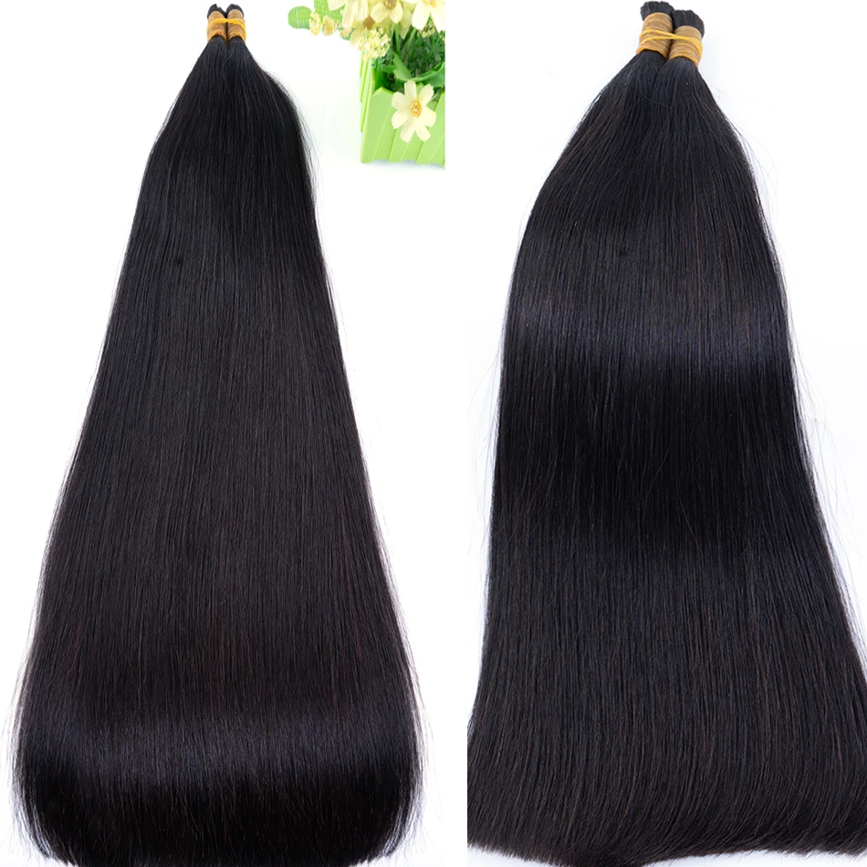Virgin Hair Bulk No Weft 100% Unprocessed Human Hair Straight Hair Weaving Extensions for Braiding Remy Hair Bundles
Virgin Hair Bulk No Weft 100% Unprocessed Human Hair Straight Hair Weaving Extensions for Braiding Remy Hair Bundles