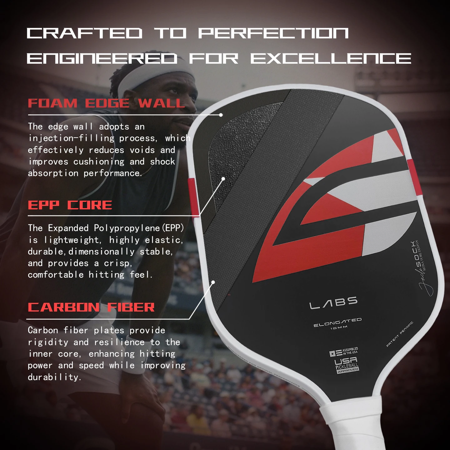 GEN5 T700 Carbon Fiber Pickleball Paddle 16mm EPP+EVA Foam Padel Racket Professional Custom Ultra Durable Boomstick
GEN5 T700 Carbon Fiber Pickleball Paddle 16mm EPP+EVA Foam Padel Racket Professional Custom Ultra Durable Boomstick