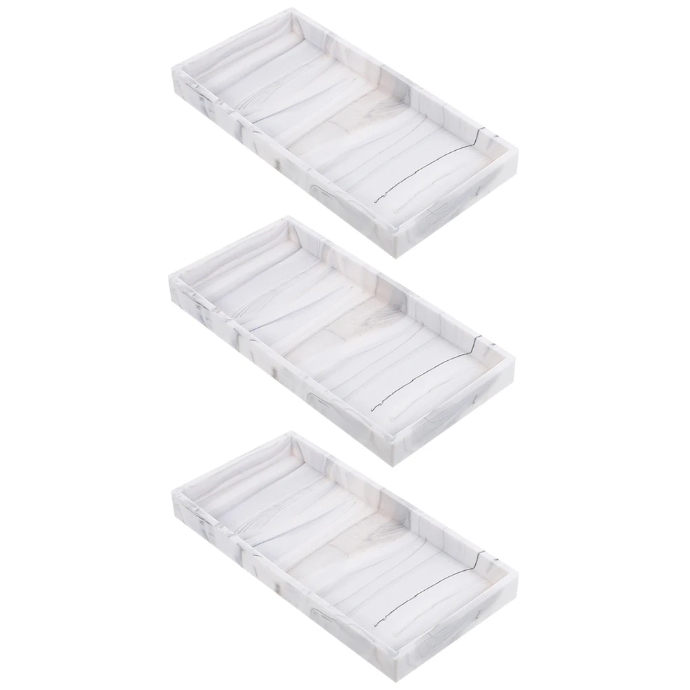 3pcs Silicone Tray for Bathroom Counter Rectangle Vanity Storage Plate Jewelry Holder Keeps Organized Bedroom Storage
3pcs Silicone Tray for Bathroom Counter Rectangle Vanity Storage Plate Jewelry Holder Keeps Organized Bedroom Storage