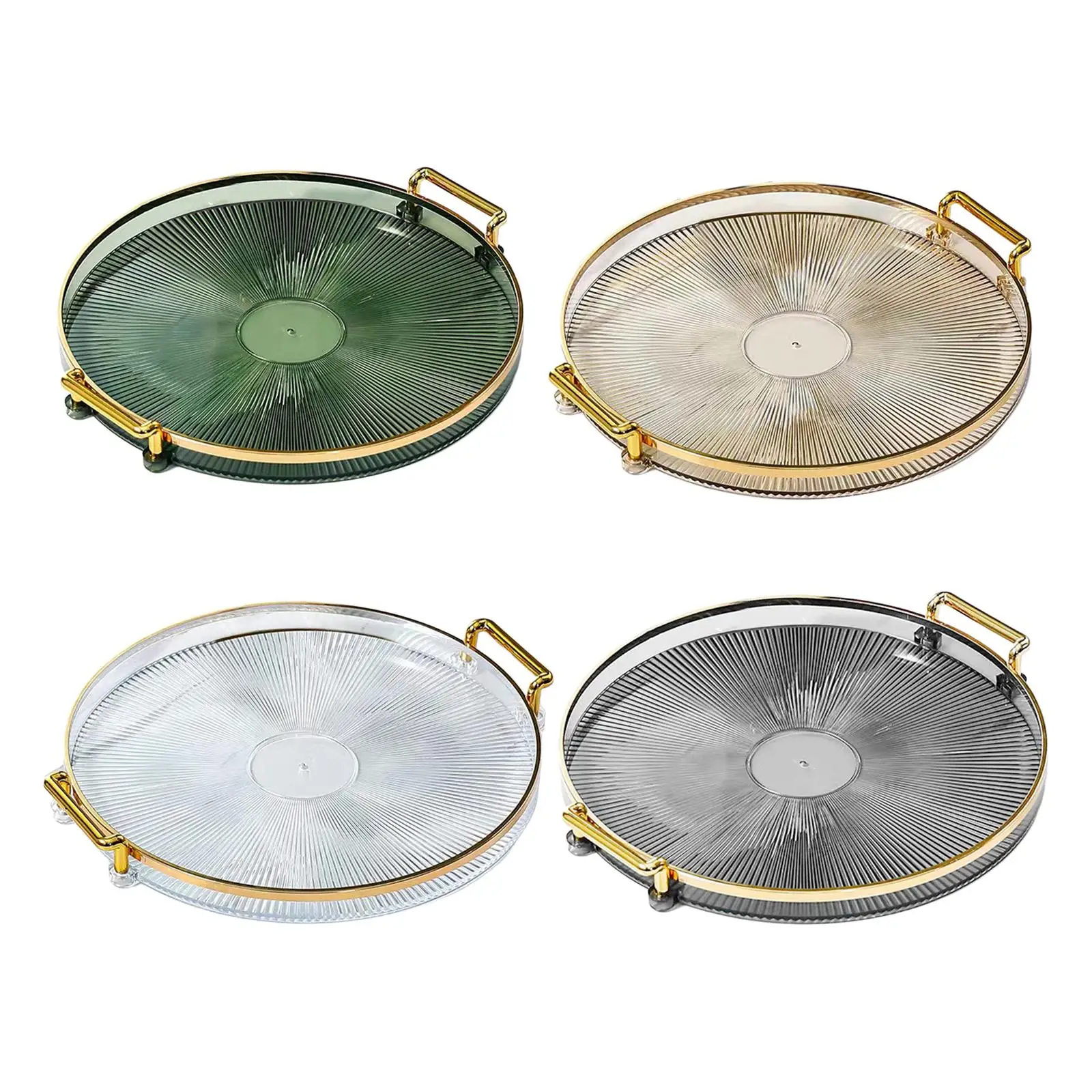 Nordic Style Serving Tray with Handles Round Vanity Tray for Office Living Room
Nordic Style Serving Tray with Handles Round Vanity Tray for Office Living Room