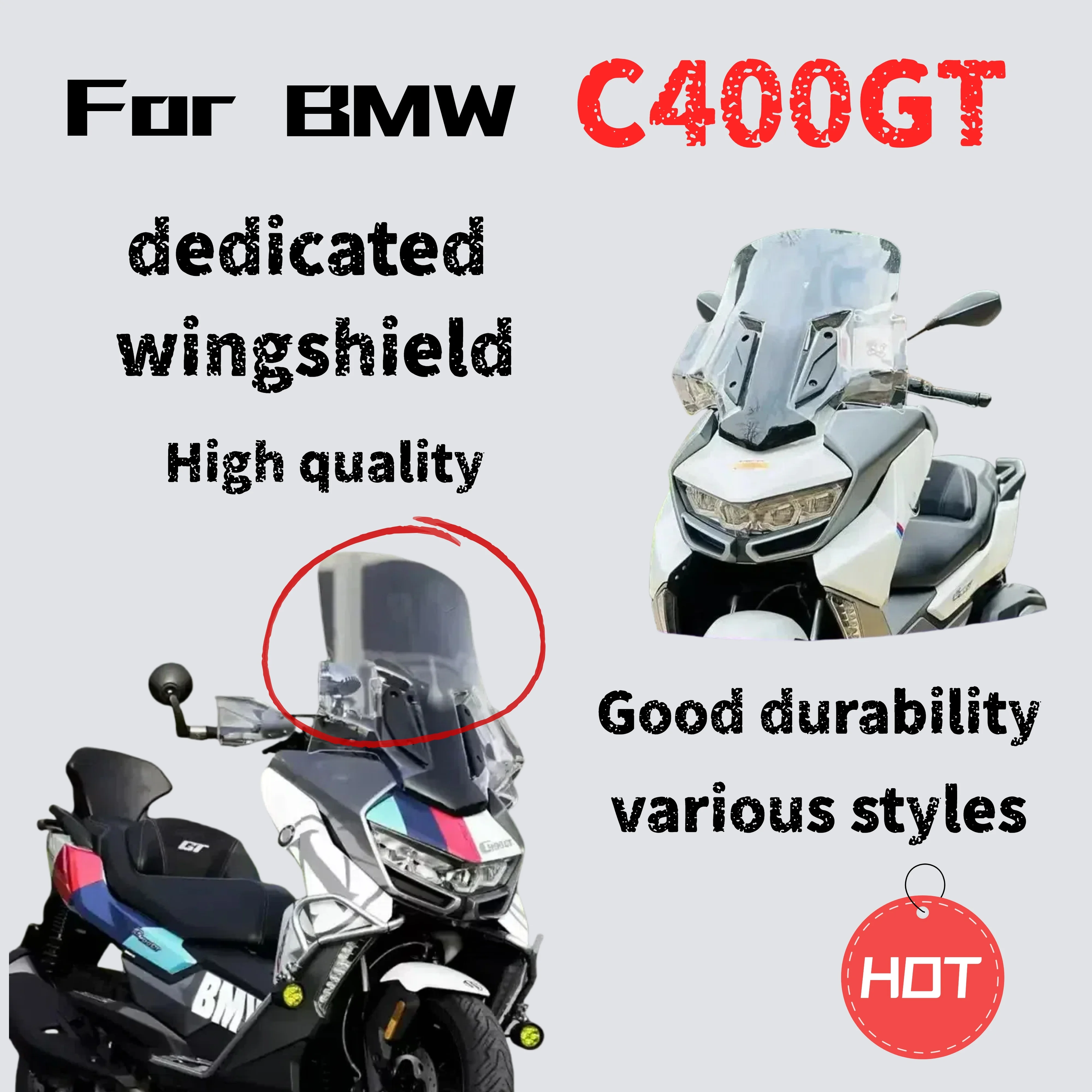 For BMW C400GT 19-24 Windshield Windproof Enlarged Height Glass Windshield Modified Accessories for Enhanced Riding Exper
For BMW C400GT 19-24 Windshield Windproof Enlarged Height Glass Windshield Modified Accessories for Enhanced Riding Exper