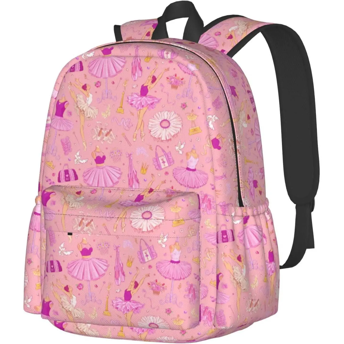Dance Pink Ballerina Backpack School Bag Lightweight Bookbag Casual Daypack for Girls Boys Kids Women Men Travel Laptop 16 Inch
Dance Pink Ballerina Backpack School Bag Lightweight Bookbag Casual Daypack for Girls Boys Kids Women Men Travel Laptop 16 Inch