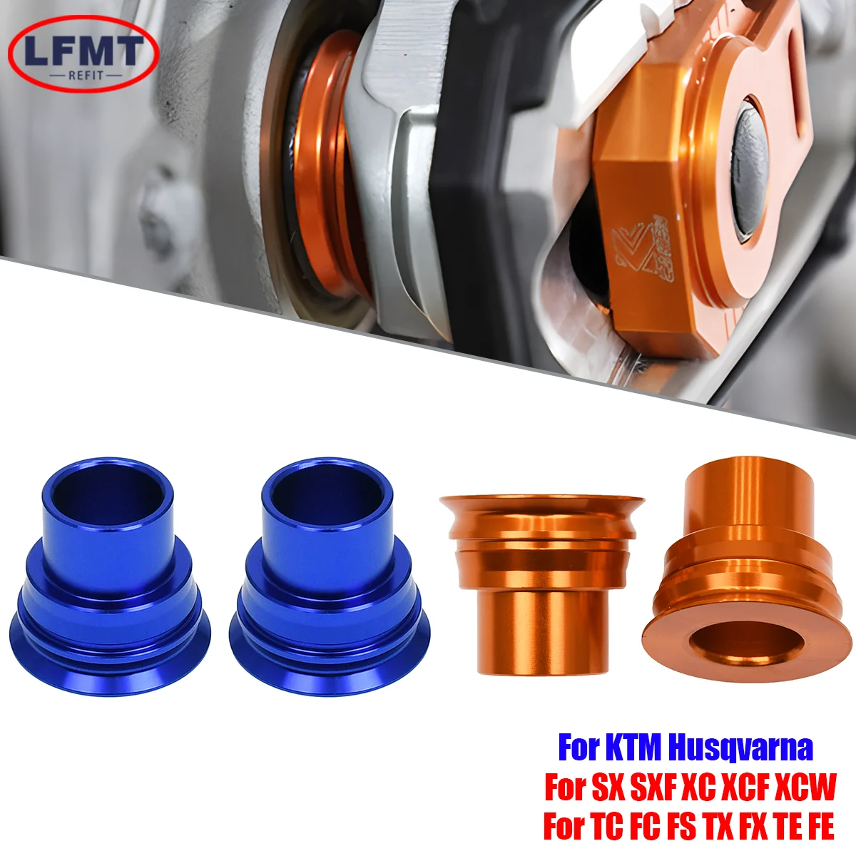 For KTM Motocross 20mm/22mm Front Rear Wheel Spacers Hub Collars XC XCF XCW XCFW SX SXF EXC EXCF TPi 125 150 250 300 350 450 500
For KTM Motocross 20mm/22mm Front Rear Wheel Spacers Hub Collars XC XCF XCW XCFW SX SXF EXC EXCF TPi 125 150 250 300 350 450 500
