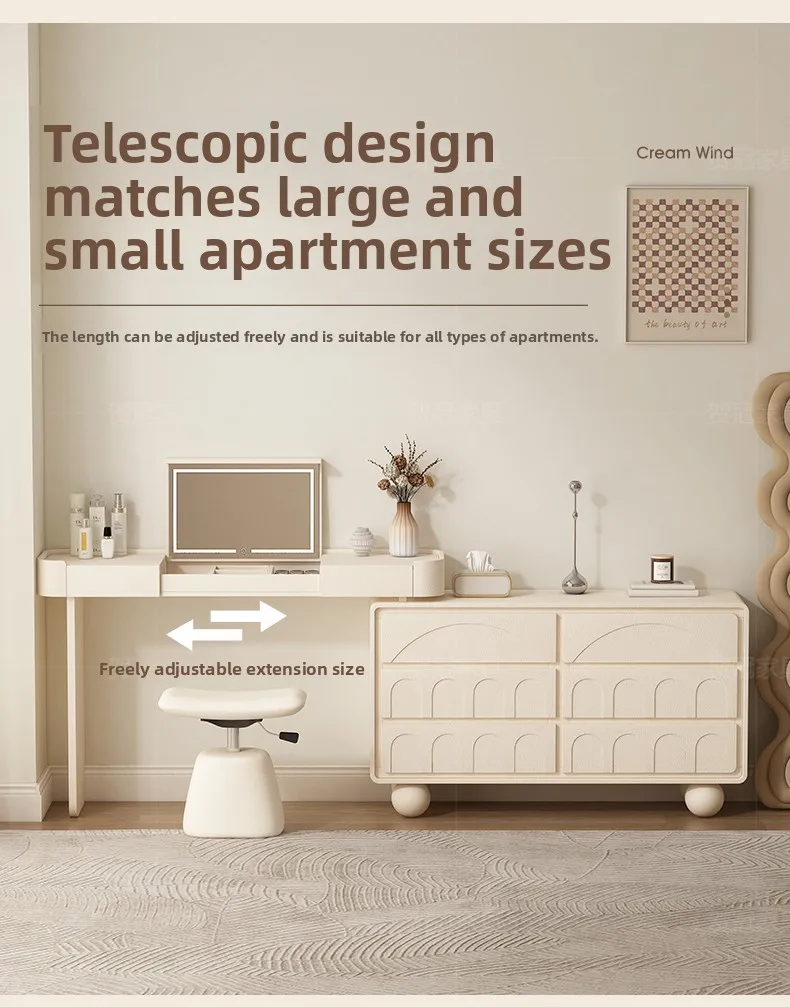 YFY French Cream Wind Bedroom Cabinet Dresser Integrated Retractable Makeup Table Bucket Cabinet Extremely Narrow
YFY French Cream Wind Bedroom Cabinet Dresser Integrated Retractable Makeup Table Bucket Cabinet Extremely Narrow