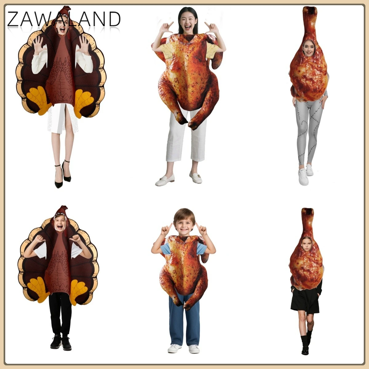 Roast Chicken Cosplay Costume Thanksgiving Day Turkey Family Matching Set Adult Child Stage Performance Dress Up Disguise Outfit
Roast Chicken Cosplay Costume Thanksgiving Day Turkey Family Matching Set Adult Child Stage Performance Dress Up Disguise Outfit
