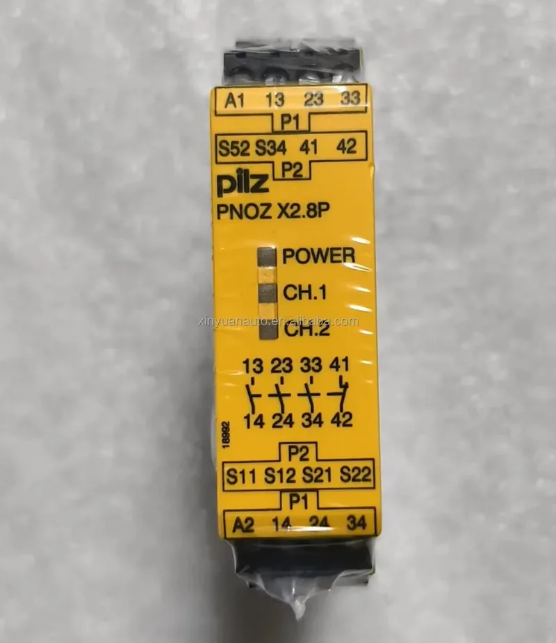 PNOZ X2.8P 777301 SAFETY RELAY
PNOZ X2.8P 777301 SAFETY RELAY