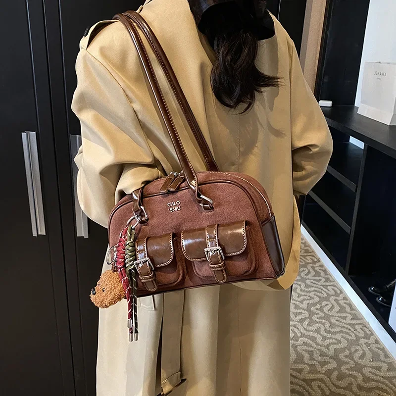 Large Capacity Tote Bag for Women Shoulder Bags Versatile for Commuting Armpit Carrying Purse and Handbags Designer Bag Сумка 
Large Capacity Tote Bag for Women Shoulder Bags Versatile for Commuting Armpit Carrying Purse and Handbags Designer Bag Сумка