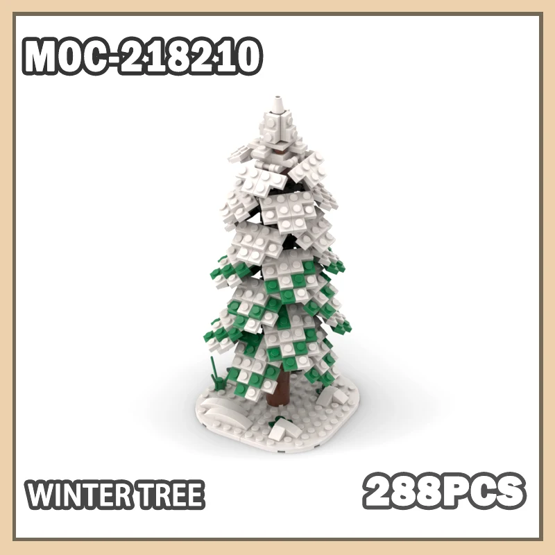 MOC-218210 Winter Tree Building Blocks Assembling Toys Christmas Atmosphere Models Decoration Creative Children's Gifts 288PCS
MOC-218210 Winter Tree Building Blocks Assembling Toys Christmas Atmosphere Models Decoration Creative Children's Gifts 288PCS