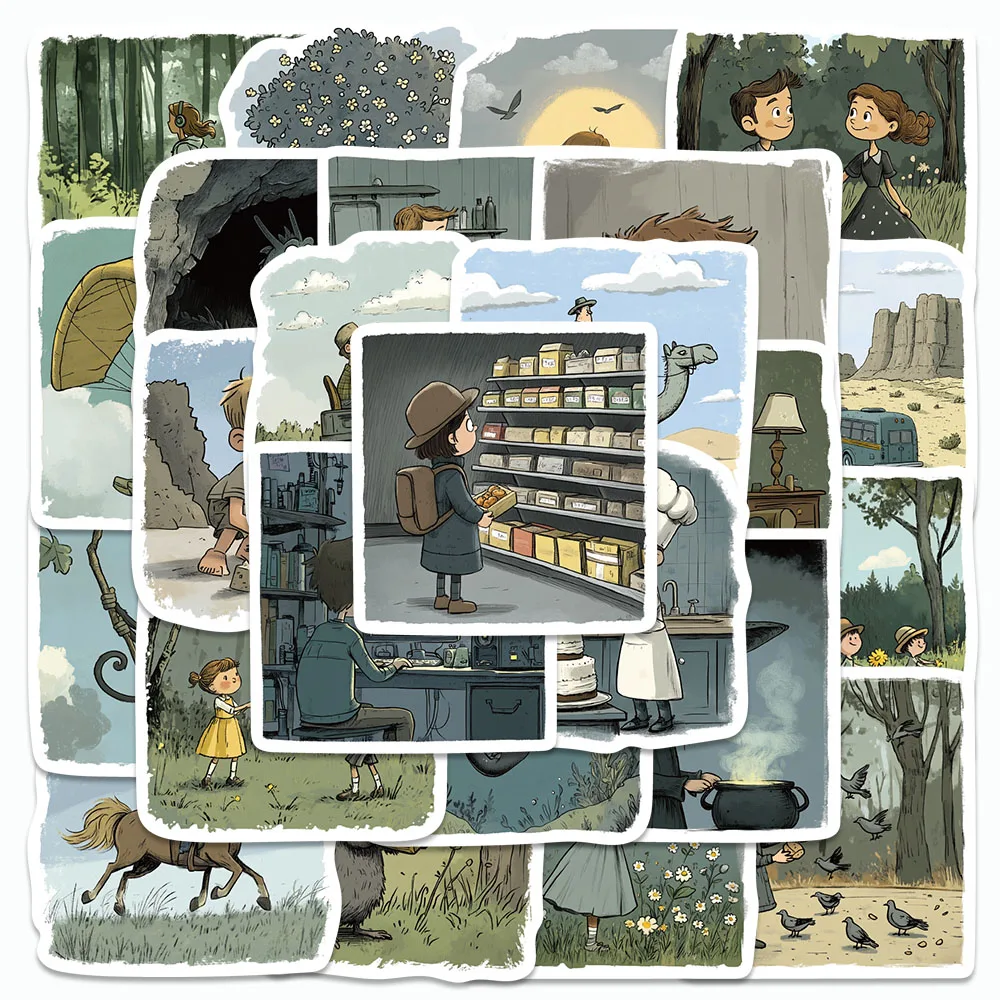 50PCS Fantastic Forest Life Stickers Cartoon Illustration Decals For Notebook Laptop Suitcase Fridge Phone Case Decorate Sticker
50PCS Fantastic Forest Life Stickers Cartoon Illustration Decals For Notebook Laptop Suitcase Fridge Phone Case Decorate Sticker