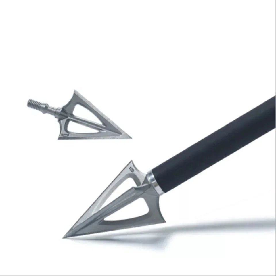 100/125Grain Archery Broadheads 3 Steel Fixed Blade Crossbow Arrow Heads Point 1pc
100/125Grain Archery Broadheads 3 Steel Fixed Blade Crossbow Arrow Heads Point 1pc