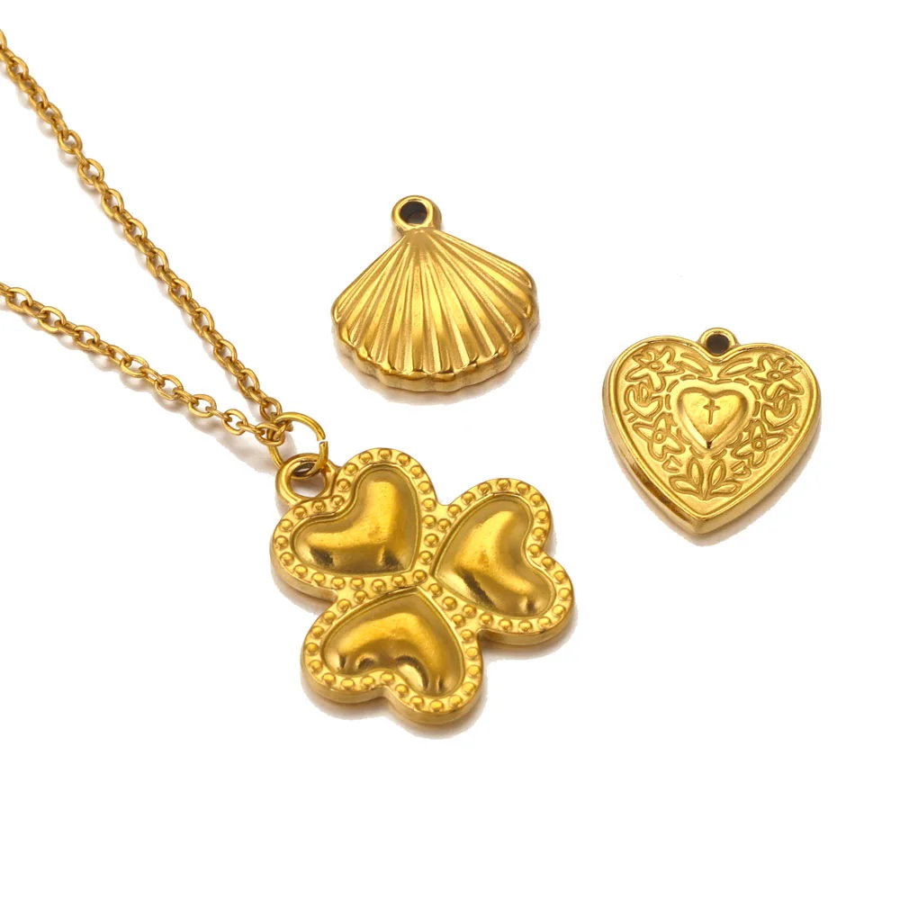 20 Pieces Stainless Steel Shell Love Necklace Pendant Multi Shape Pendant Fashion Accessories
20 Pieces Stainless Steel Shell Love Necklace Pendant Multi Shape Pendant Fashion Accessories