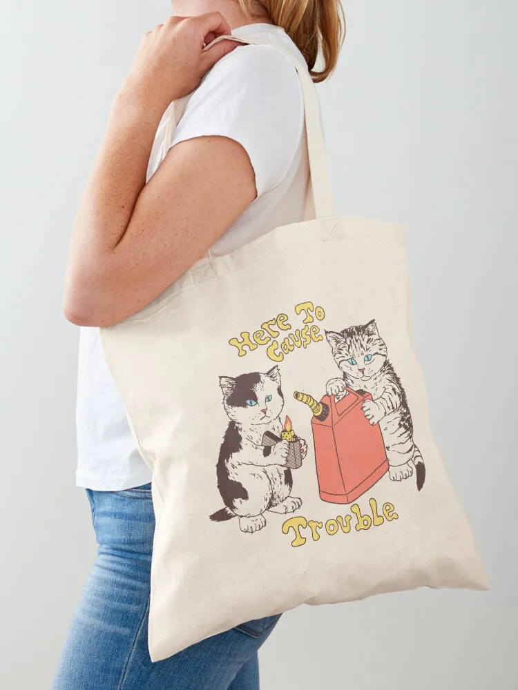 Here To Cause Trouble Tote Bag personalized tote Canvas stote bag woman shopping bag Women's
Here To Cause Trouble Tote Bag personalized tote Canvas stote bag woman shopping bag Women's