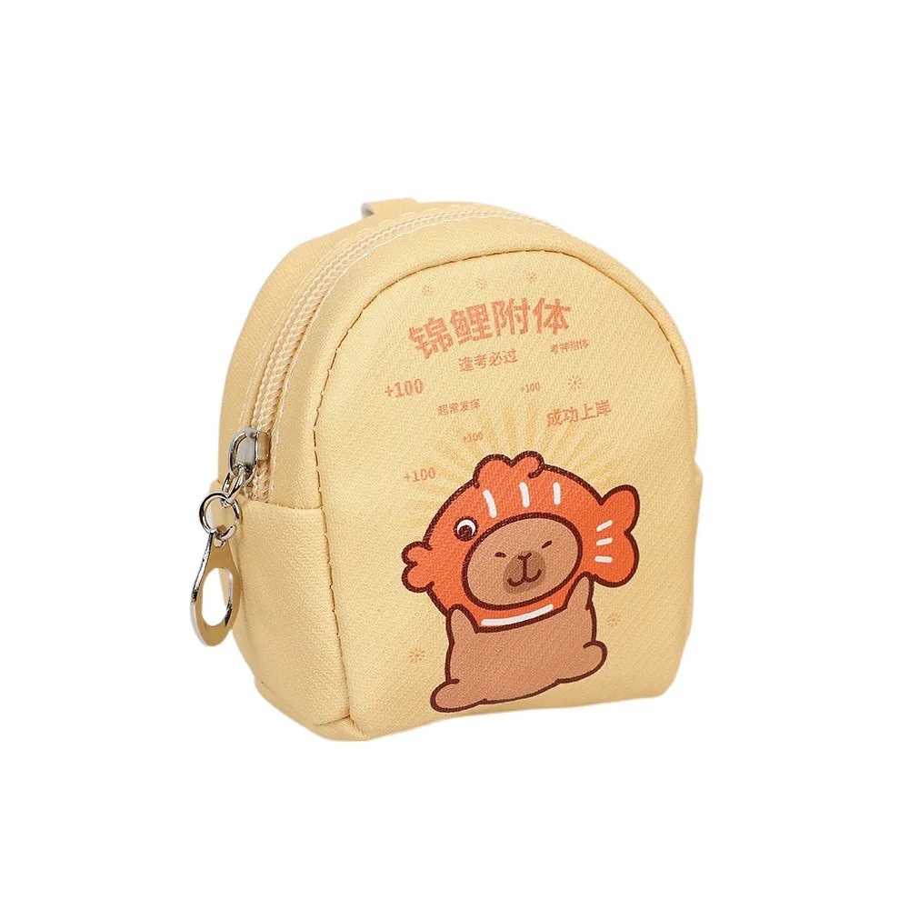 Fashion Small Capybara Coin Purse Japanese Pu Cartoon Leather Wallet Zipper Waterproof Earphone Storage Bag Birthday Gifts
Fashion Small Capybara Coin Purse Japanese Pu Cartoon Leather Wallet Zipper Waterproof Earphone Storage Bag Birthday Gifts