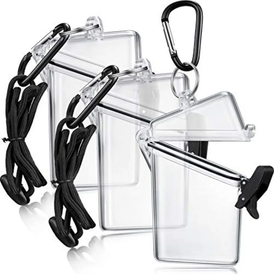 3 Pack Waterproof ID Badge Holder Case Waterproof Clear Vertical ID Card Holder with Lanyard Carabiner and Keychain Plastic Car
3 Pack Waterproof ID Badge Holder Case Waterproof Clear Vertical ID Card Holder with Lanyard Carabiner and Keychain Plastic Car