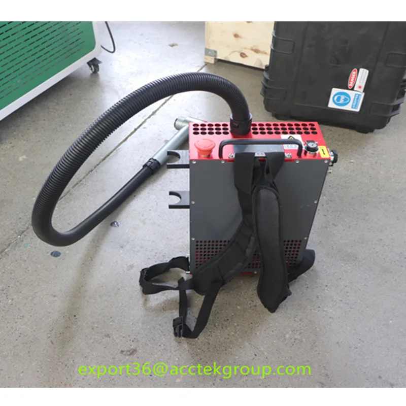 AccTek 2024 New Design Backpack Portable Type Handheld Cleaner Pulse Laser Iron Paint Rust Cleaning Machine
AccTek 2024 New Design Backpack Portable Type Handheld Cleaner Pulse Laser Iron Paint Rust Cleaning Machine