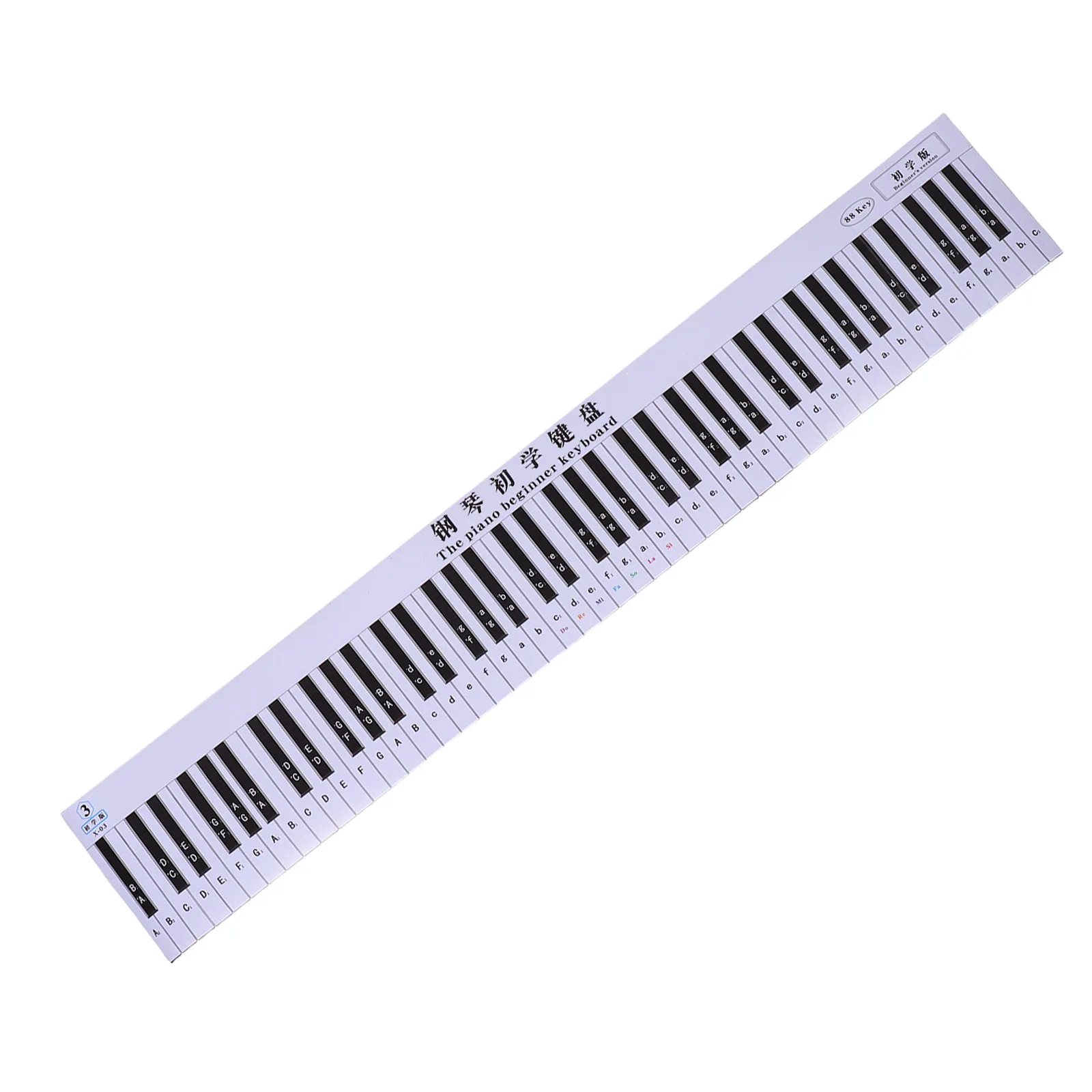Piano Finger Exercise Pad 88-Key Piano Keyboard Note Guide Fingering Training Mat Portable Practice Pad for Travel Music Study
Piano Finger Exercise Pad 88-Key Piano Keyboard Note Guide Fingering Training Mat Portable Practice Pad for Travel Music Study
