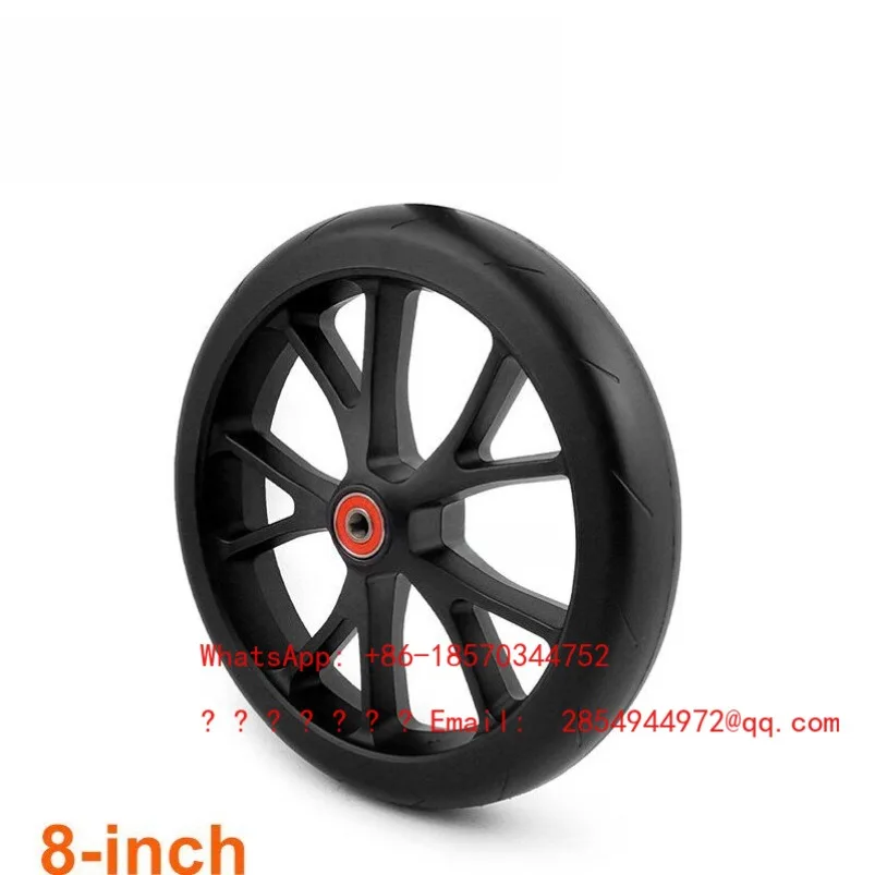8 Inch Scooter PU Wheel Bearing Replacement Spare Solid Wheel for Shopping Cart
8 Inch Scooter PU Wheel Bearing Replacement Spare Solid Wheel for Shopping Cart