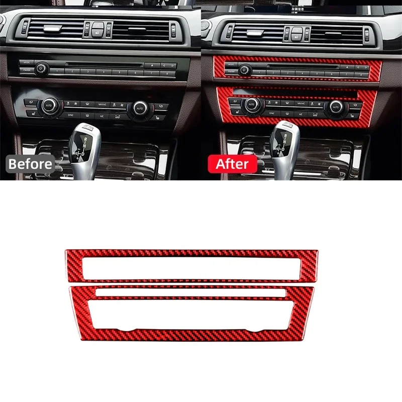 For BMW 5 Series F10 F18 2011-2017 Accessories Car Air Conditioning CD Button Panel Trim Cover Frame Decor Carbon Fiber Stickers
For BMW 5 Series F10 F18 2011-2017 Accessories Car Air Conditioning CD Button Panel Trim Cover Frame Decor Carbon Fiber Stickers