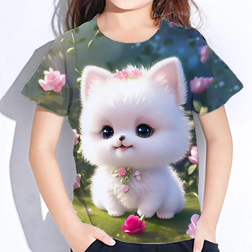 Cute Dog 3D Print Children's Clothing Girl Clothes Short Sleeve Kids Summer Clothes Casual Kawaii Girl T-Shirt O-Neck Boy Tops
Cute Dog 3D Print Children's Clothing Girl Clothes Short Sleeve Kids Summer Clothes Casual Kawaii Girl T-Shirt O-Neck Boy Tops