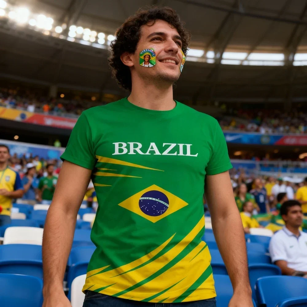 Футболка с 3D-принтом национального флага, удобная и дышащая, спортивная футболка, повседневная спортивная одежда для футбола, мужской подарок
Футболка с 3D-принтом национального флага, удобная и дышащая, спортивная футболка, повседневная спортивная одежда для футбола, мужской подарок