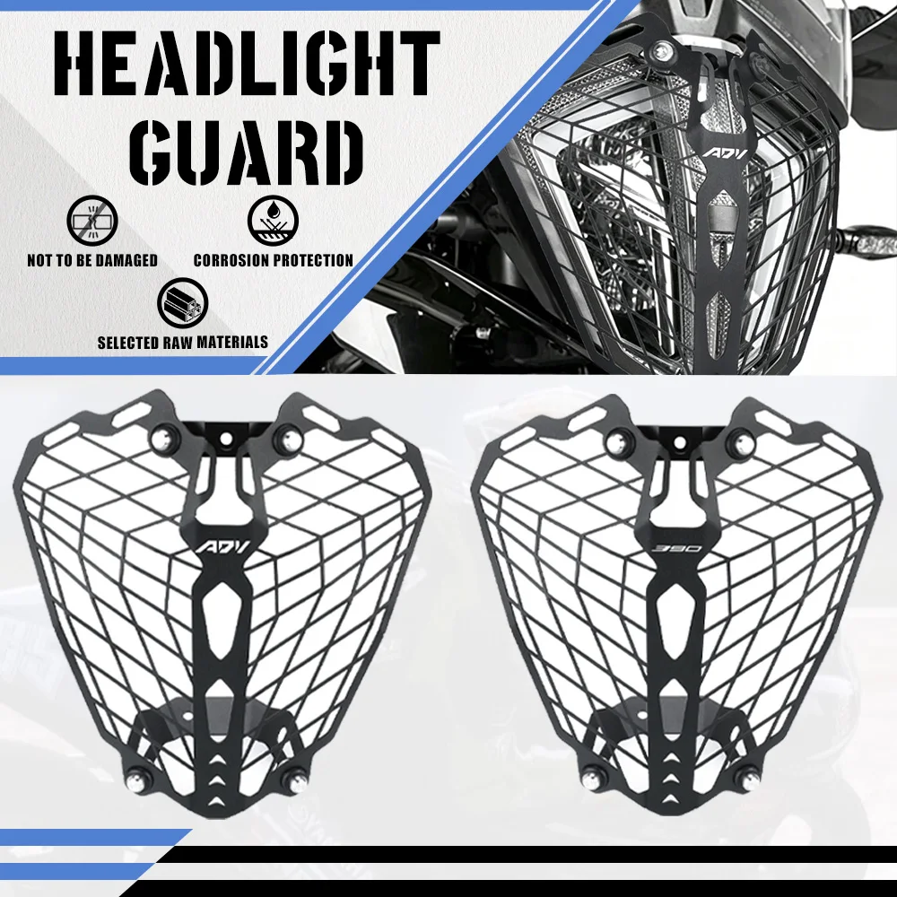 For KTM 390 790 890 Adventure ADV R S /R Rally 2018-2023 2024 Motorcycle accessories Front Headlight Cover Protector Grill Guard
