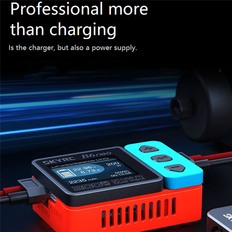 A63T-Skyrc B6 Neo Smart Charger DC 200W PD 80W Lipo Балансное зарядное устройство SK-100198 Компактное зарядное устройство 6S Разрядное устройство
A63T-Skyrc B6 Neo Smart Charger DC 200W PD 80W Lipo Балансное зарядное устройство SK-100198 Компактное зарядное устройство 6S Разрядное устройство