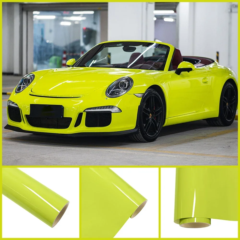 Premium Ultra Gloss Acid Green PET DIY Wrap Vinyl Film Car Whole Body PVC Decal Protective Sticker Cover Auto Tuning Accessories
Premium Ultra Gloss Acid Green PET DIY Wrap Vinyl Film Car Whole Body PVC Decal Protective Sticker Cover Auto Tuning Accessories