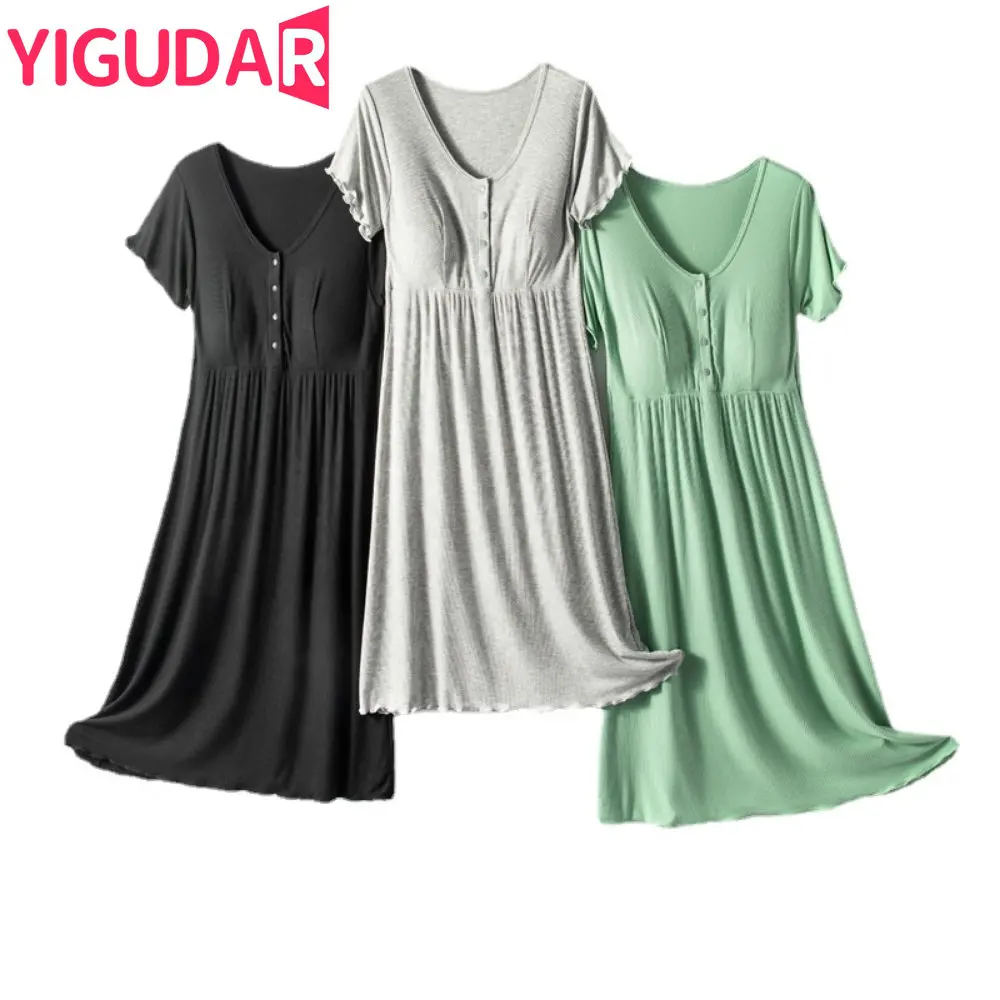Women Maternity Stitching Sleepwear Dresses Daily Pregnant Nursing Breastfeeding Clothes Dresses Maternity Pregnant Clothes
Women Maternity Stitching Sleepwear Dresses Daily Pregnant Nursing Breastfeeding Clothes Dresses Maternity Pregnant Clothes