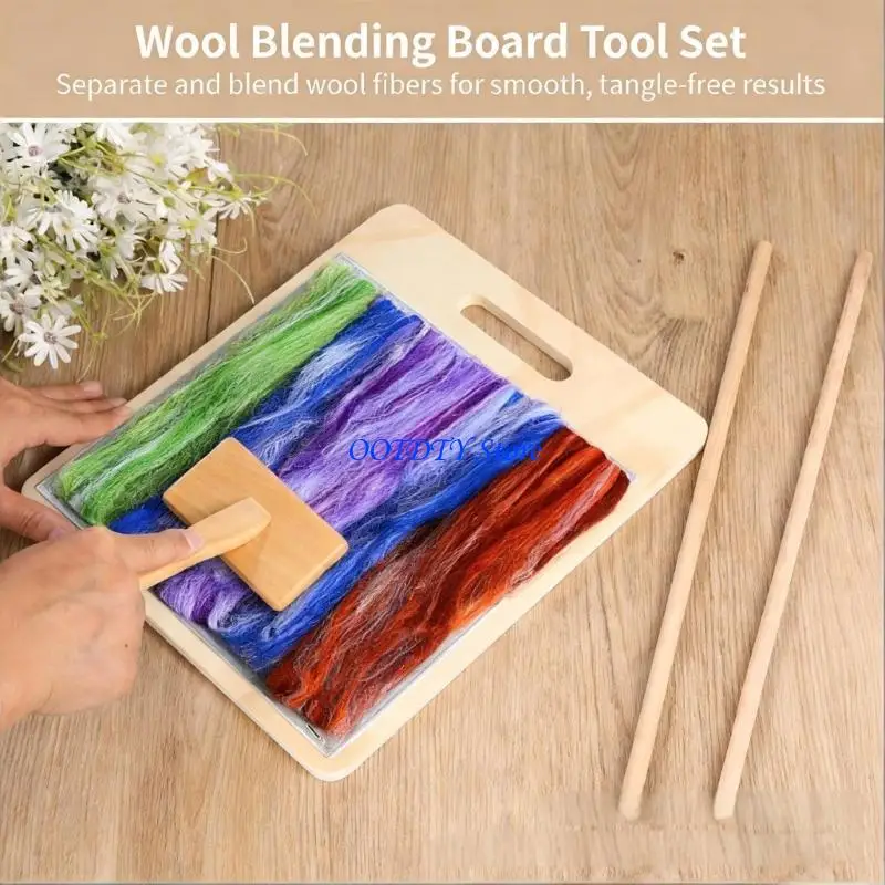 367A DIY Wool Processing Set Having Portable Work Zone And Smooth Carding Brush
367A DIY Wool Processing Set Having Portable Work Zone And Smooth Carding Brush