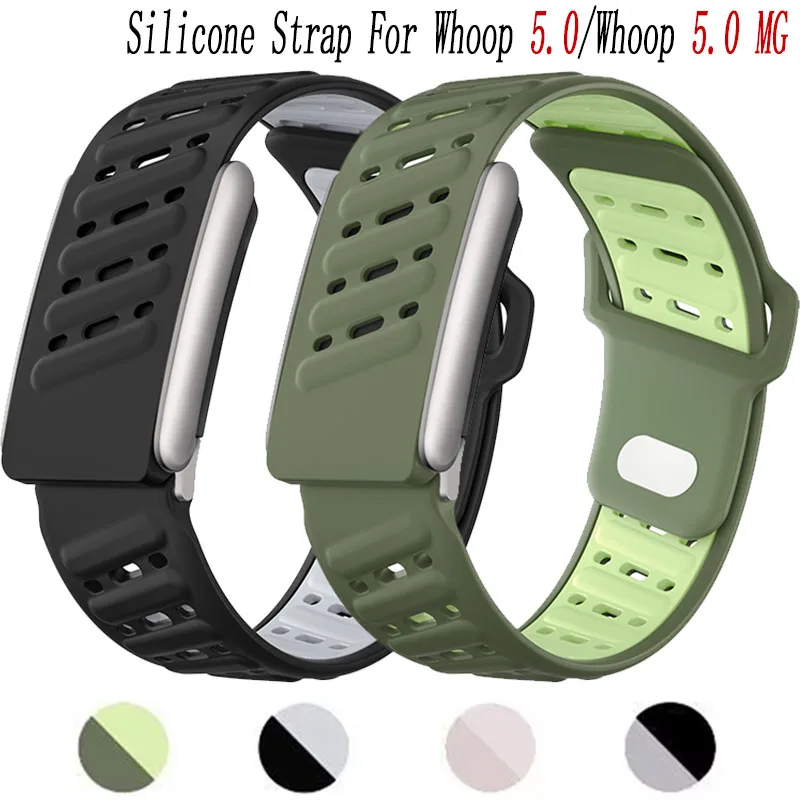Official Two-tone Silicone Band For Whoop 5.0 Breathable Bracelet WristStrap Protector Tracker For Whoop 5.0 MG Belt Adjustable
Official Two-tone Silicone Band For Whoop 5.0 Breathable Bracelet WristStrap Protector Tracker For Whoop 5.0 MG Belt Adjustable