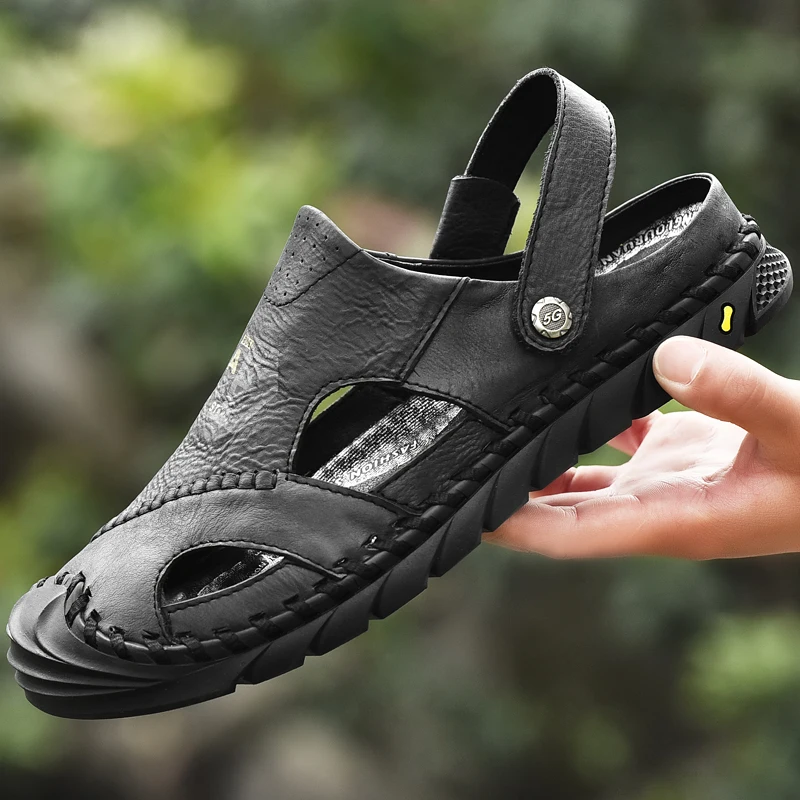 Genuine Leather Men Shoes Summer New Men's Sandals Fashion Sandals Slippers 2022 New
Genuine Leather Men Shoes Summer New Men's Sandals Fashion Sandals Slippers 2022 New