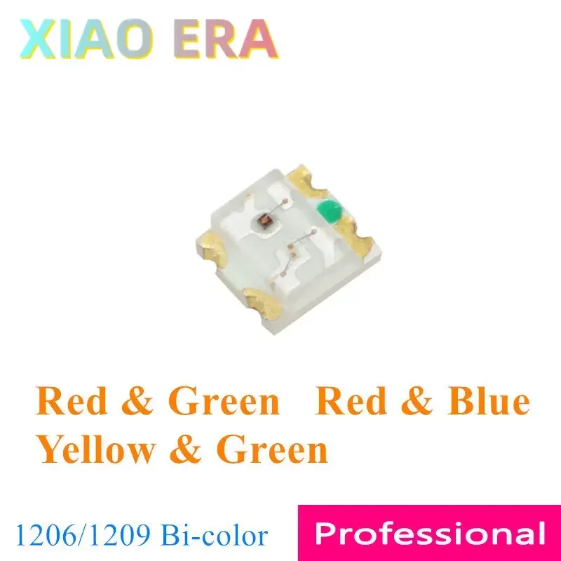 3000pcs 1206 1209 Double color 3227 Red and Green Red and Blue Yellow and Green 3216 3.2*2.7 Bi-color SMD LED
3000pcs 1206 1209 Double color 3227 Red and Green Red and Blue Yellow and Green 3216 3.2*2.7 Bi-color SMD LED