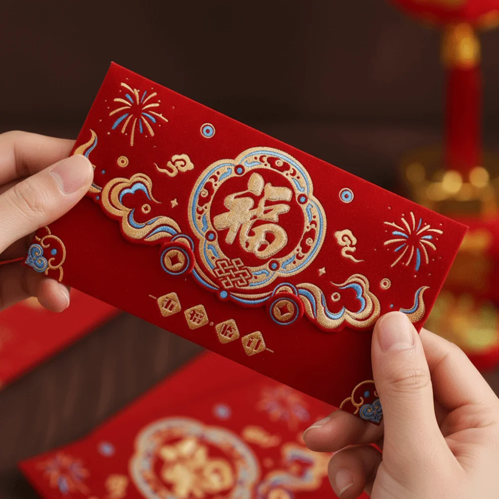 2pcs Flocking Chinese New Year Red Envelopes Blessing Hongbao Lucky Money Bag 2026 Gifts Packing Bags New Year Red Pocket
2pcs Flocking Chinese New Year Red Envelopes Blessing Hongbao Lucky Money Bag 2026 Gifts Packing Bags New Year Red Pocket