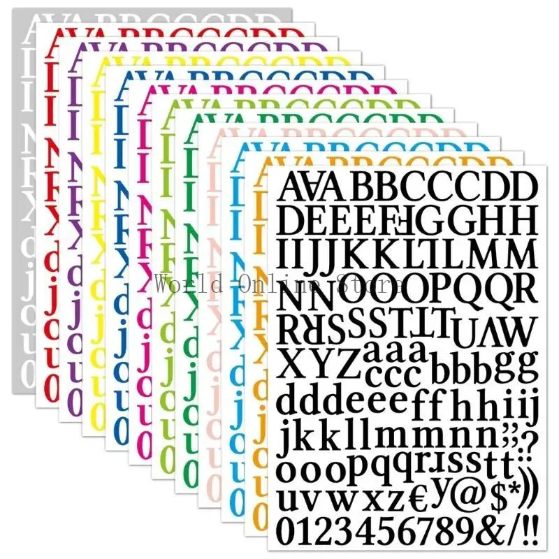 Small Alphabets Sticker for Crafts Colored Alphabets Sticker Letter Sticker Set 87HC
Small Alphabets Sticker for Crafts Colored Alphabets Sticker Letter Sticker Set 87HC